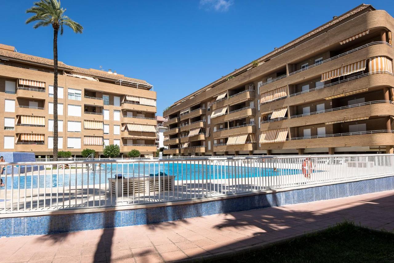 Beach Paradise Flat In Denia Centre W/ Large Pool Exteriör bild