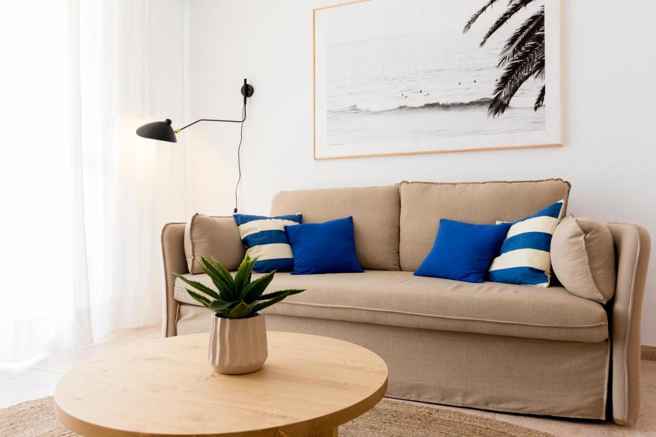 Beach Paradise Flat In Denia Centre W/ Large Pool Exteriör bild
